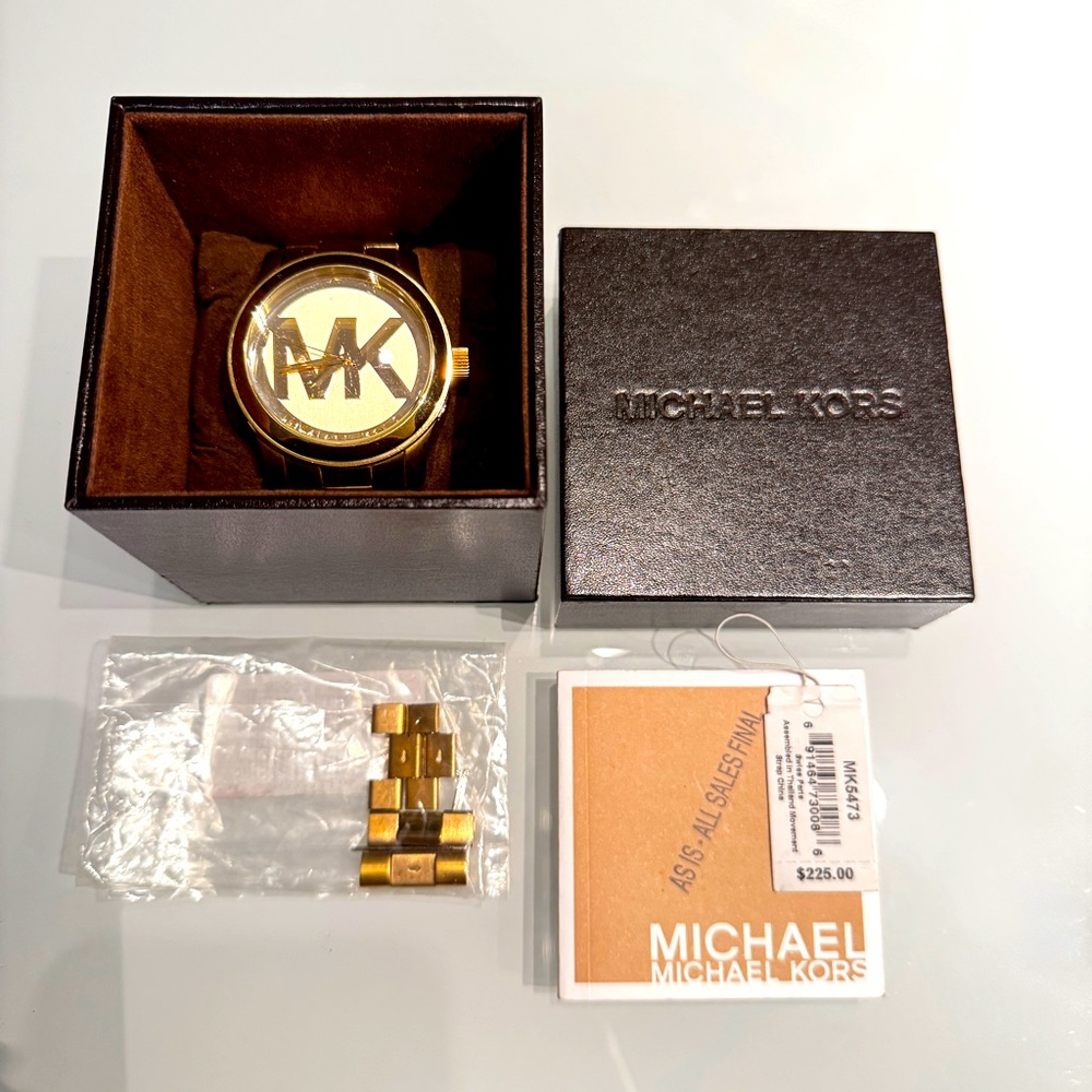 Gold Michael Kors Watch